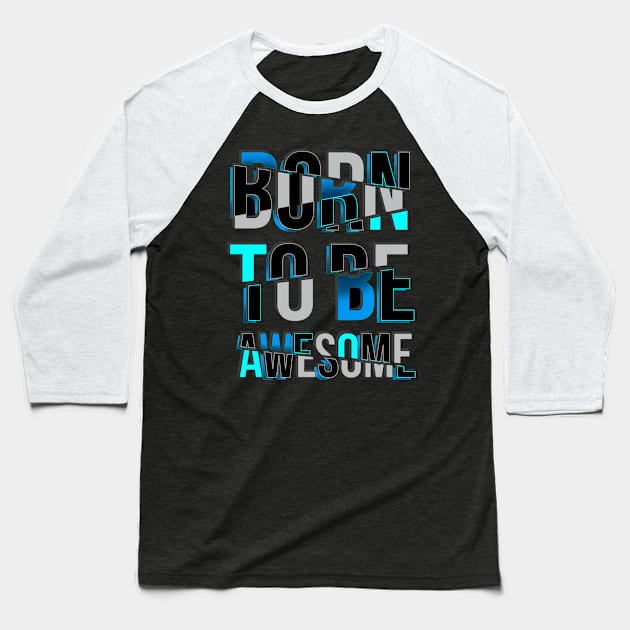 Born to free awesome Baseball T-Shirt by SAN ART STUDIO 